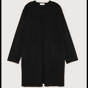 OAK + FORT Open Front Cardigan